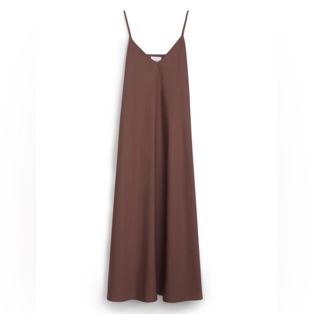 Kowtow - Brown Spaghetti Strap Maxi Dress